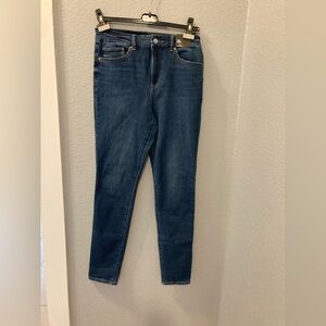 Express skinny high rise Long  Flexx Flex X Size 6 8 10 New With Tags
